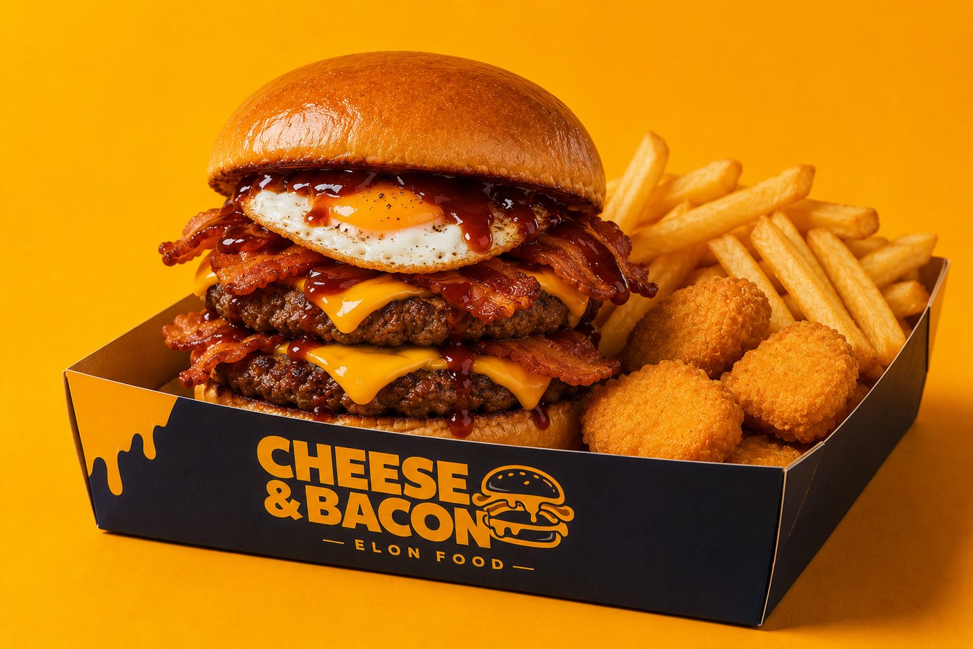 Doble clásica - Cheese & Bacon
